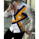 thumbnail image 1 of 2024 última moda de fiesta para hombres, camisa tipo cárdigan de solapa de un solo pecho para hombres, camisa informal con estampado de manga larga, 1 of 6