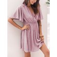 thumbnail image 3 of Txlixc Vestido de manga corta de estilo femenino Txlixc moda, 3 of 8