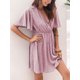 thumbnail image 3 of SAYOO Vestido de manga corta de estilo femenino SAYOO moda, 3 of 8