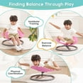 thumbnail image 3 of Silla sensorial BABAMU para niños con autismo Sit and Spin (rosa), 3 of 6