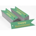 thumbnail image 2 of Inkdotpot Pack Of 50 Happy Retirement Favor Paper Tags Craft Real Gold Foil Hang Tags, 2 of 6