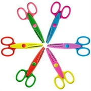 6 Colorful Decorative Paper Edge Scissor Set, Great for Teachers, Crafts, Scrapbooking, Kids Design