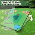 thumbnail image 6 of NOICOI 71"x71" Portable Golf Chipping Game Set, with Adjustable Golf Clubs,20 sticky balls - Golf Training Aid for Indoor/Outdoor Practice ,Easy Setup Family Gifts, 6 of 7