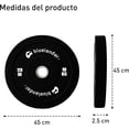 thumbnail image 3 of Par de Discos Olimpicos 10 kg Bluelander, Discos para Barra, 3 of 6