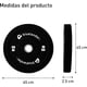 thumbnail image 3 of Par de Discos Olimpicos 10 kg Bluelander, Discos para Barra, 3 of 6