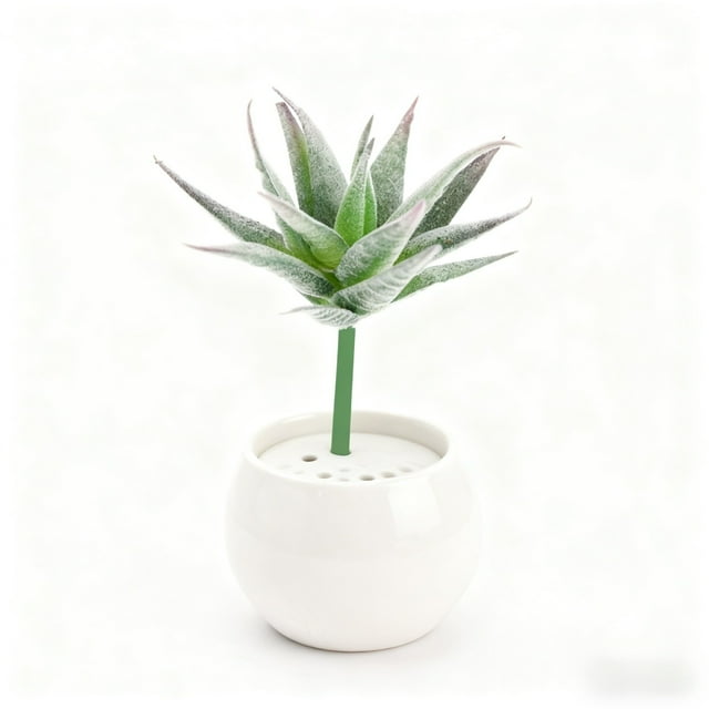 Lifelike Succulent For Home And Faux Succulents Arrangement In Modern Planter For Centerpiece Desk Shelf Mantel Bathroom Kitchen