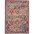 thumbnail image 3 of Nourison Passion Bohemian Red Multi Colored 5'3" x 7'3" Area Rug, (5x7), 3 of 9