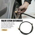 thumbnail image 2 of Unique Bargains 100cm 39' Tire Valve Stem Extension Inflator Extension Hose Universal Fit for Car Bicycle Quick Connect, 2 of 7