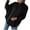 Black, variant on Sweaters for Women $5 Winter New Loose Doll Sleeve Knit Sweater Solid Color Half Turtleneck Sweater