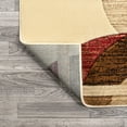 thumbnail image 5 of JONATHAN Y UNIQUE 2 x 8 Runner Rug, Tamara Retro Abstract Arches - Cream/Brown/Red, UNQ102A-28, 5 of 7
