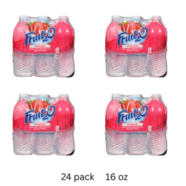Fruit2O Variety Pack Flavored Water, Strawberry, Lemon, Grape ...