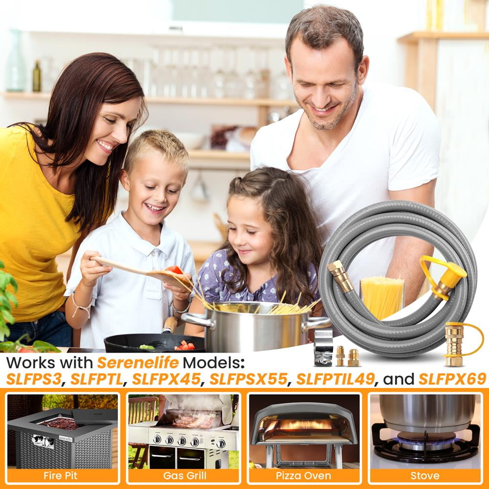SereneLifeHome SLNATGSR26 SereneLife Natural Gas Hose