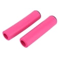 thumbnail image 3 of Juego de fundas antideslizantes que absorben los golpes para manillar de bicicleta de montaña, color rosa, 3 of 8