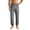 Dark Gray, variant on TKKCS Mens Modal Jogger Sleep Pants- Elastic Waist Loose Fit Lounge Casual Cuffed Ankle Soft Pajama Bottoms Navy Size XL