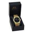 thumbnail image 2 of Ice Star Men's Luxury 45mm Nugget Watch with Diamond Accent Dial - Adjustable Band - Quartz Movement - Exquisite 14k Gold Finish, 2 of 5
