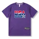 thumbnail image 3 of Camiseta para correr para hombre y mujer, transpirable, de secado rápido, para fitness, baloncesto, tiro, entrenamiento, ropa de ejercicio, camisetas deportivas para gimnasio, 3 of 5