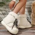 thumbnail image 6 of Npasoilc Snow Boots for Women,Winter Boots Mid-Calf,Fluff Boots with Fleece,and Fur-Lined Casual Boots, 6 of 9