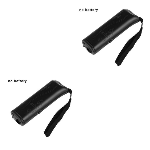 Billuyoard Entrenador de mascotas Sonic Dog Barking Stopper 3 modos Dogs Repeller Stop Bark Device Outdoor Props LED Training Tool negro Type1 NO1