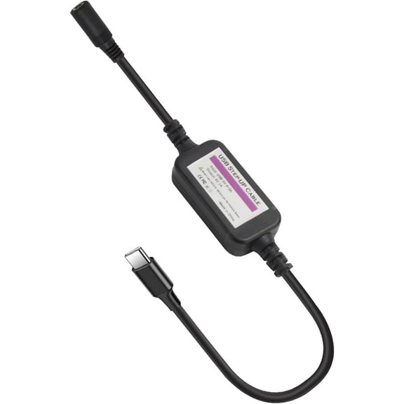 Smarkey Heated Jacket Adapter Charger, Voltage Step-Up Cable 5V to 9V for Heated Gear, Vest, Hoodies, 9-Pack