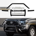 thumbnail image 3 of Stehlen 642167824268 Compatible With 2014-2018 GMC Sierra 1500 / 2019 Limited Steel Pre-Runner Bumper Grille Guard with 32" 60x CREE LED Fog Light Bar - Matte Black, 3 of 8