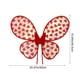 thumbnail image 3 of Adornos para San Valentín, regalos para San Valentín, alas de mariposa con flores en la parte trasera, decoradas con alas de poliéster., 3 of 9