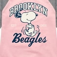 thumbnail image 3 of Peanuts - Brooklyn Beagles - Toddler & Youth Girls Raglan Graphic T-Shirt, 3 of 6