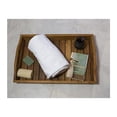 thumbnail image 2 of SeaTeak 60024 Handled Shower & Spa Tray, Oil Finish, 2 of 2