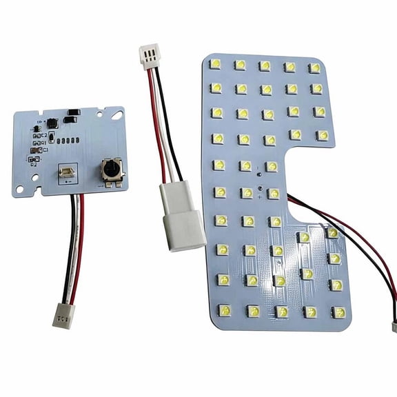 ABS LED‑Dome‑Light‑Kit For 2023‑2026 Toyota‑RAV4, Plug‑Play No‑Wire‑Cut Constant‑Current‑IC Interior‑Lamp, Bright‑White Multi‑Chip Trunk‑Rear‑Cabin‑Illumination With‑Install‑Tools