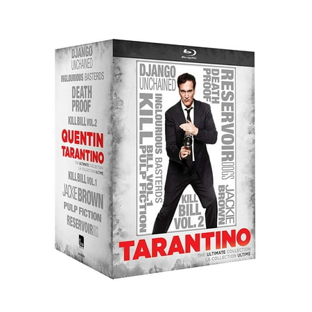 quentin tarantino: ultimate collection (blu-ray) [django unchained, inglourious basterds, death proof, kill bill vol. 1 & 2, jackie brown, pulp fiction, reservoir