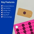 thumbnail image 3 of Avery Printable Round Labels, Neon Magenta, 1.25" Diameter, 300ct, 3 of 11