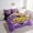 Purple Gold, variant on Erosebridal Sports Theme Bedding Sets Twin Size 7-Piece, Bedroom Decor, Black, Chicago
