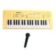thumbnail image 3 of Teclado Electrónico Hugo Juguete Musical para Niños con Micrófono Portátil 37 Teclas Amarillo, 3 of 9