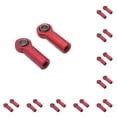 thumbnail image 2 of Tholdsy 2 piezas de soporte de cabeza de bola, accesorios de enlace, accesorio de actualización, extremos de barra de amarre de hilo inverso positivo de Rojo 10piezas Tholdsy CBP318352, 2 of 5