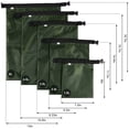 thumbnail image 2 of VONKY Lot de 5 Sacs Secs Imperméables Kayak Dérive Rafting Canotage Sac Pliable Portable Randonnée Natation Sac de Voyage Bleu Ciel, 2 of 7