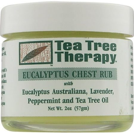 Tea Tree Therapy Eucalyptus Chest Rub, 2 Oz