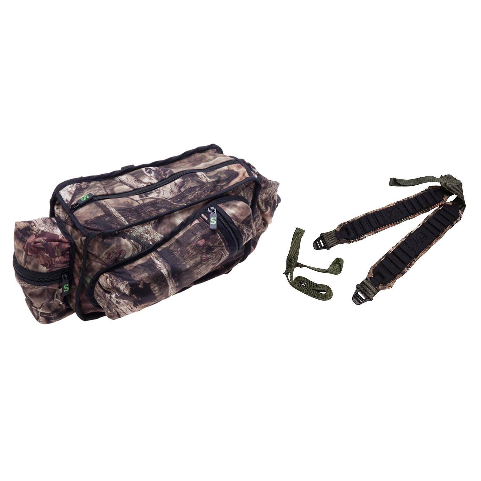Summit Tree Stand Bags w/ Mossy Oak Camo + Backpack Straps w/ Mossy Oak