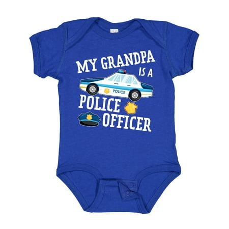 

Inktastic My Grandpa is a Police Officer Gift Baby Boy or Baby Girl Bodysuit