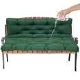 thumbnail image 4 of Topchances 120cmx100cm Dark Green Swing Chair Cushion, Anti-Slip 2-3 Seater, 4 of 12
