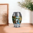 thumbnail image 7 of JAGASY Golf Ball Small Cremation Urn for Ashes Adult Male, Green Keepsake Urns for Ashes, White Golf Ball Decorative Urns for Parents, Trees Mini Urn for Mam & Dad, (3 Inch), 7 of 7