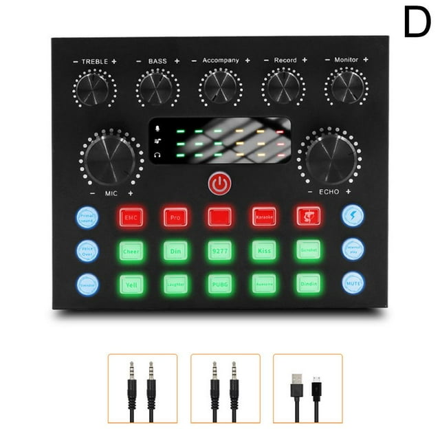 Ensemble de Studio d'Enregistrement BM-800 avec Carte Son Voice ChangerLive
