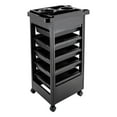 Miumaeov 5 Drawers Trolley Cart Beauty Salon Rolling Trolley Shelf Cart