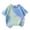 Blue, variant on REDARER Unisex Kids Tie Dye Tee - Trendy Short Sleeve Summer Casual Comfortable Breathable Toddler Daily Wear Fashion Outfit Top,1-2 Years