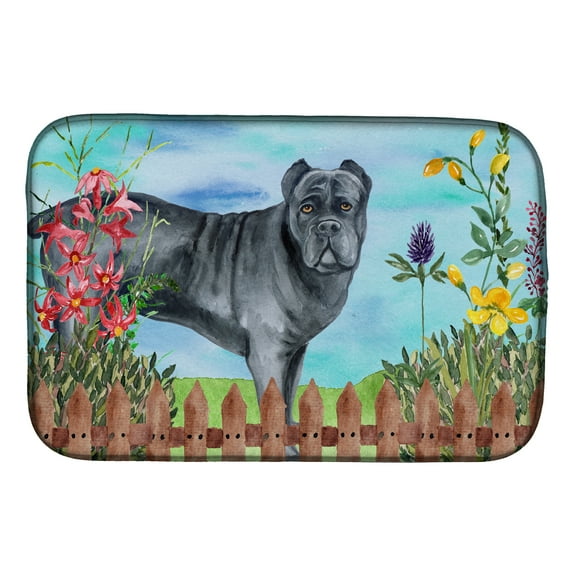Cane Corso Spring Dish Drying Mat