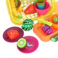 thumbnail image 3 of Fruit Vegetable Cutting Toy Plastic Pretend Play Kitchen Toys with Food Baskets Educational Toys for Girls Boys, 3 of 4