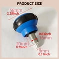 thumbnail image 5 of Perilla de pasador de tracción para bicicleta de fitness, accesorios de repuesto duraderos, pasador de bloqueo universal azul, 5 of 5