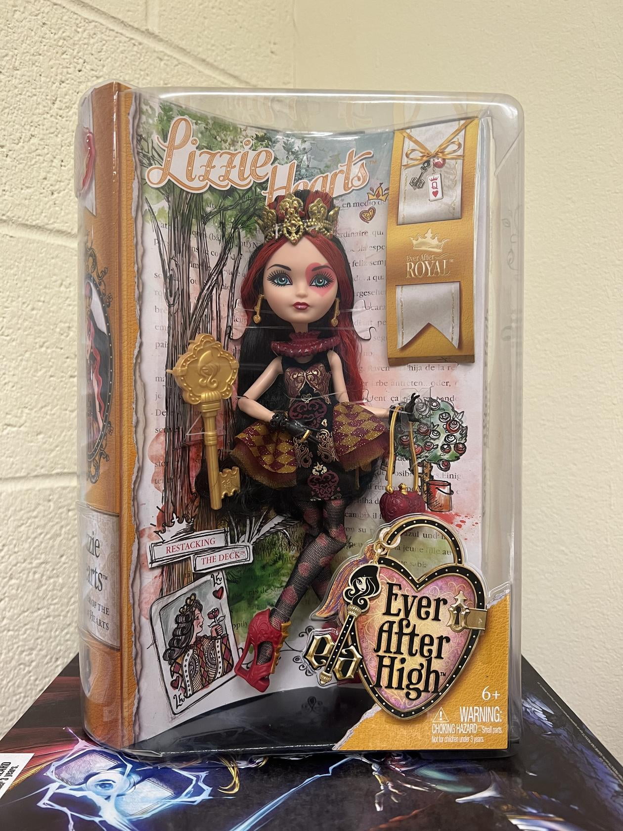 boneca ever after high lizzie hearts primeiro capítulo wave 2