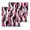 Pink, variant on Aqua Stripe Hand Towels Set,Waffle Weave Kitchen Towels 4 Pieces,Ombre Grey Moire Geometric Modern Abstract Microfiber Hair Face Bath Tea Towel Absorbent Quick Drying Cleaning Dish Cloths,15.7"x23.6"