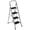 Gray, variant on ZENY 4 Step Ladder Metal Frame Portable Folding Step Stool Anti-Slip Max 330lbs, White