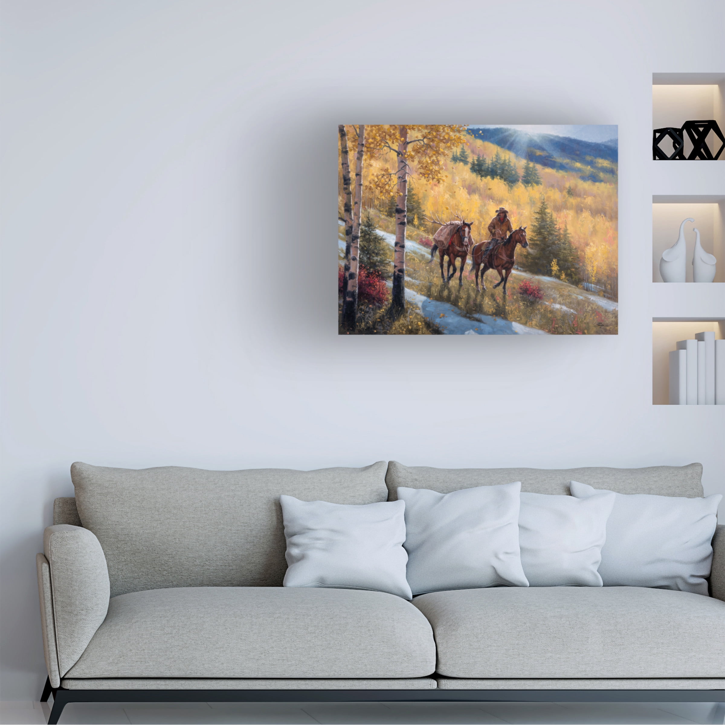 Jack Sorenson 'Glow Of Indian Summer' Canvas Art
