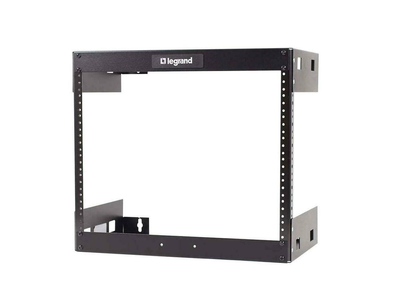 C2G 8U Wall Mount Open Frame Rack 18in Deep